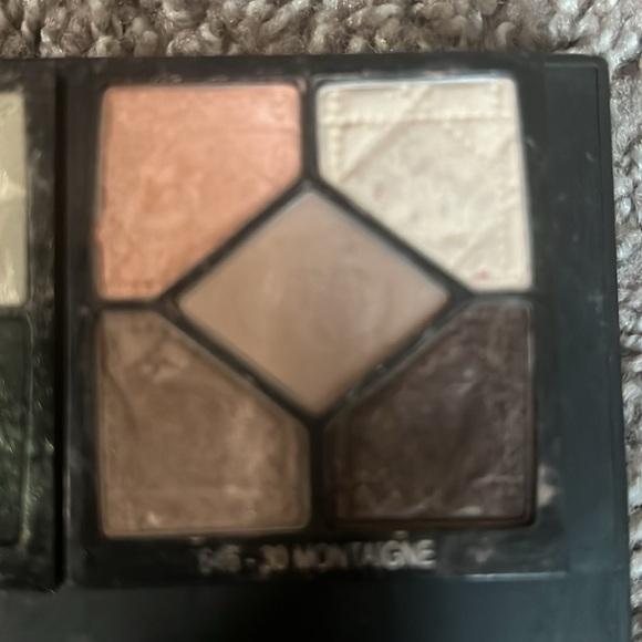 3 Dior eyeshadow pallete used  AS IS nude brown green gold matte shimmer bronze - Picture 7 of 7